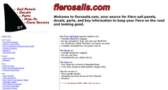 Desktop Screenshot of fierosails.com